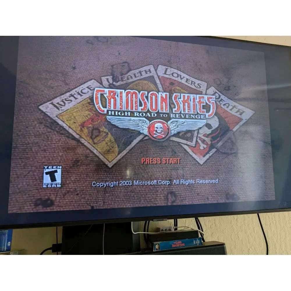 Original Xbox‎ Crimson Skies High Road To Revenge (2003) W/ Game Manual WORKS